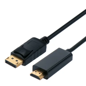 STANDARD DisplayPort Kabel DP - HDTV, ST/ST, schwarz, 1 m