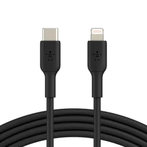 Lightning/usb-C Cable PVC Mfi 1M Black