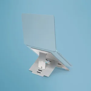 Riser Flexible Laptop Stand Adjustable Silver