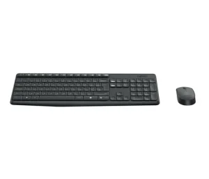 MK235 Wireless Keyboard / Mouse Grey-Pan-2.4GHZ-Nordic