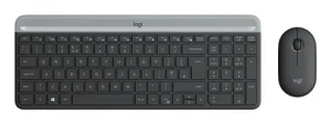 Slim Wrls.keyboard-Mouse Combo MK470 Graphite Esp Mediter