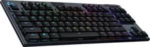 G915 Tkltenkeyl.lightsp.wrlsrgb Mech.gaming Keyb.carbon Fra Cent