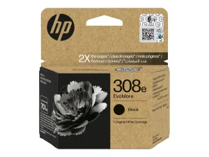 HP 308e EvoMore Black Original Ink Cart