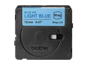 BROTHER 12MM BTAGL33 Ribbon Blue