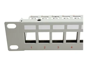 ROLINE 48.26cm Keystone-Modulträger 24P