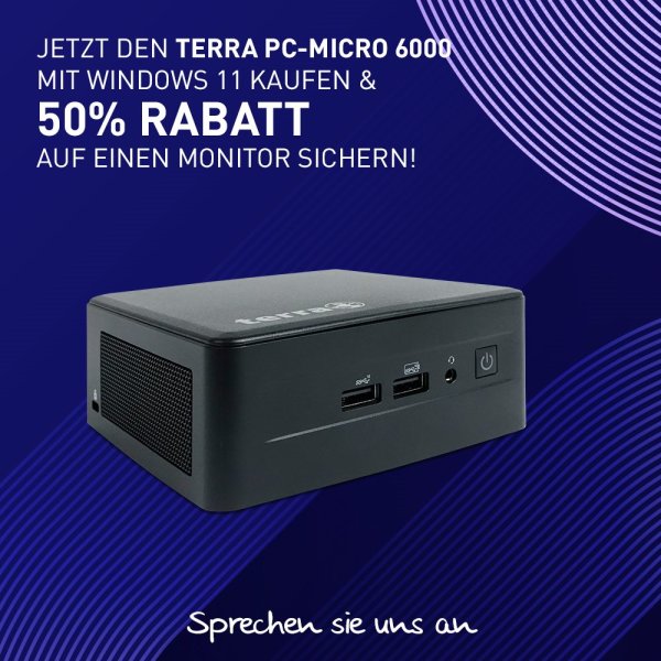 TERRA PC-Micro 6000 Silent Greenline