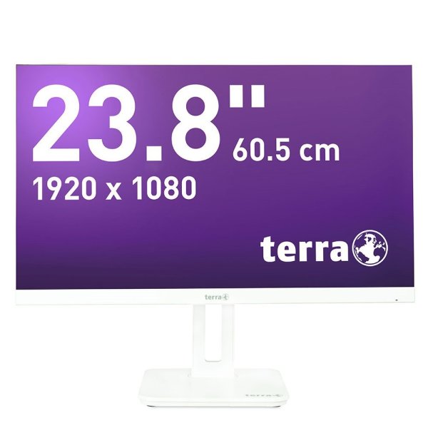 TERRA Lcd/Led 2465W Pv White Usb-C/Dp/Hdmi Greenline Plus